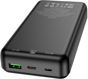  Батарея універсальна Hoco J87A Tacker 20000mAh 20W Black (6931474761033)