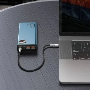 Фото: Батарея універсальна Baseus Adaman 20000mAh 65W Blue (PPIMDA-D03) № 8 | KTC
