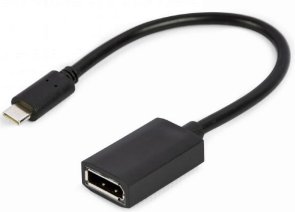 Перехідник Cablexpert 4K 60Hz Type-C / DisplayPort Black (A-CM-DPF-02)