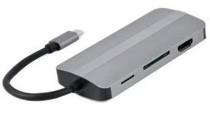 Фото: USB-хаб Cablexpert 8in1 A-CM-COMBO8-02 № 2 | KTC
