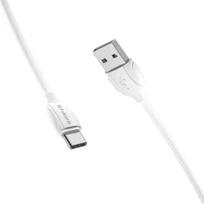 Фото: Кабель BOROFONE BX19 Benefit AM / Type-C 1m 3A White (BX19CW) № 2 | KTC