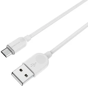 Фото: Кабель BOROFONE BX14 AM / MicroUSB 2.4A White (BX14M2W) № 3 | KTC