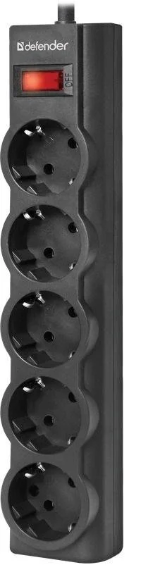 Фото: Мережевий фільтр Defender ES largo 5/5m Black (99499) № 3 | KTC