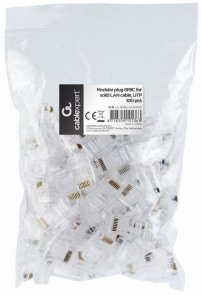 Конектор Cablexpert RJ-45 8P8C 100psc (LC-8P8C-001/100)