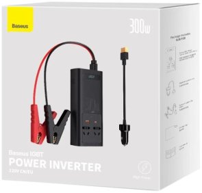 Інвертор автомобільний Baseus In-car Inverter 300W (CGNB010101) Black