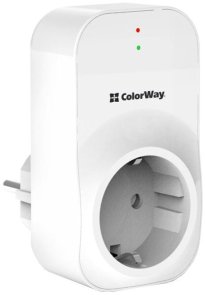 Реле напруги Colorway 165V/260V із захистом від перенапруги White (CW-VR16-03L)