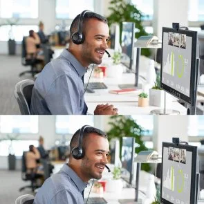 Фото: Гарнітура Logitech H390 HeadSet USB Black (981-000406) № 9 | KTC