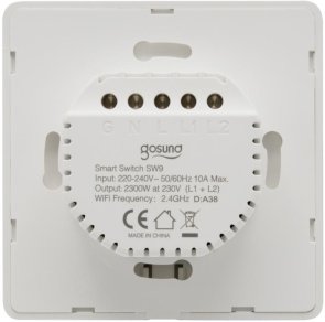 Вимикач Gosund Light Switch 2 buttons White