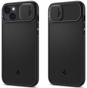 Чохол Spigen for Apple iPhone 14 - Optik Armor MagFit Black (ACS05070)