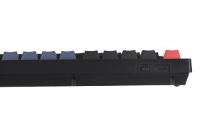 Клавіатура Keychron V1 84 Key QMK Gateron G PRO Red Hot-Swap RGB Knob UKR/ENG/RUS USB/WL Carbon Black