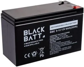 Фото: Батарея для ДБЖ Blackbatt GEL12V/9Ah (BB 09 12V/9Ah) № 4 | KTC