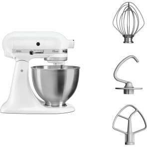 Планетарний міксер KitchenAid 5-speed hand mixer White (5K45SSEWH)