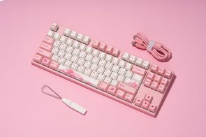 Клавіатура Varmilo VEA87 Sakura R2 Cherry Mx Brown UKR/ENG/RU (A23A027A2A0A17A024)