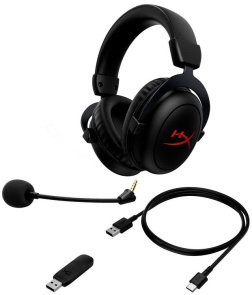 Гарнітура HyperX Cloud Core Wireless Black (4P5D5AA)