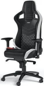 Фото: Крісло Noblechairs Epic Real Leather Black/White/Red (GAGC-034) № 2 | KTC