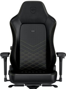 Крісло Noblechairs Hero PU AL Black/Gold (GAGC-116)