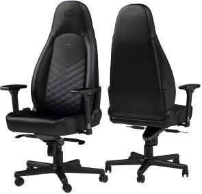Фото: Крісло Noblechairs Icon Black/Blue (GAGC-088) № 4 | KTC
