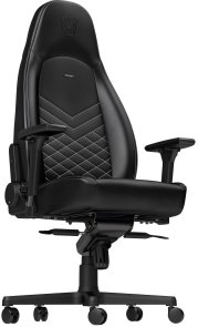 Крісло Noblechairs Icon Black/Platinum White (GAGC-086)