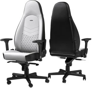 Фото: Крісло Noblechairs Icon White/Black (GAGC-126) № 5 | KTC