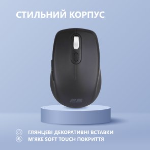 Миша 2E MF225 Silent Wireless Black (2E-MF225WBK)