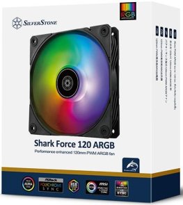 Кулер SILVER STONE Shark Force 120 ARGB (SST-SF120B-ARGB)