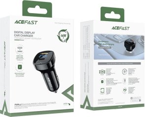 Зарядний пристрій Acefast B4 66W Black (AFB4B)