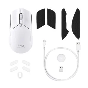 Фото: Миша HyperX Pulsefire Haste 2 Wireless White (6N0A9AA) № 9 | KTC