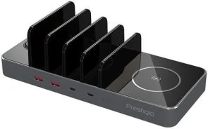 Фото: Бездротова зарядна станція Prestigio ReVolt A6 Black (PCS106A_SG) № 3 | KTC
