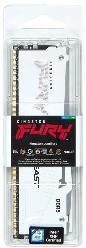 Фото: Оперативна пам’ять Kingston FURY (ex. HyperX) Beast RGB White DDR5 1x16GB (KF556C36BWEA-16) № 4 | KTC