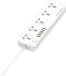 Мережевий фільтр ProLogix Premium 5/2m USB White (PR-SC5614W)