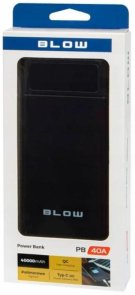 Батарея універсальна Blow PB40A 40000mAh Black (PB40AB)