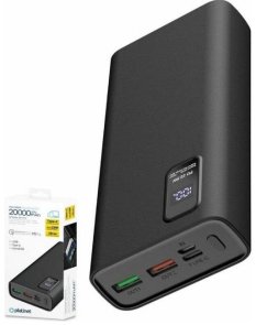 Батарея універсальна Platinet PMPB20WQC727B 20000mAh Black