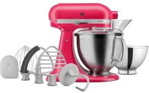 Планетарний міксер KitchenAid Mixer 4.7L - Artisan 5KSM195 Hibiscus (5KSM195PSEHI)