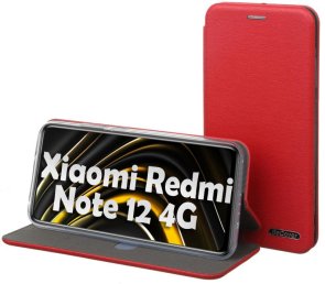 Чохол BeCover for Xiaomi Redmi Note 12 4G - Exclusive Burgundy Red (709057)