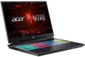 Фото: Ноутбук Acer Nitro 16 AN16-41-R8EK NH.QKBEU.002 Black - 16" IPS 165 Гц / AMD Ryzen 7 / 7735HS / DDR5 16 ГБ / PCI-E SSD 1 ТБ / GeForce RTX 4050 № 2 | KTC