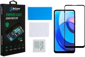 Фото: Захисне скло BeCover for Motorola E30/E40 - Black (708143) № 2 | KTC