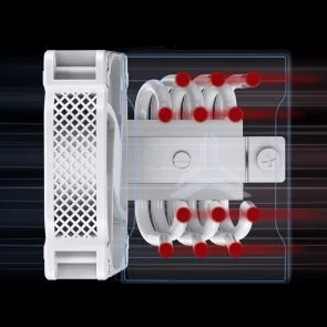 Фото: Кулер для процесора Jonsbo HX6210 White № 12 | KTC