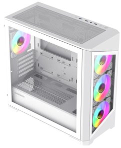  Корпус Gamemax Destroyer TGW White with window