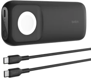 Фото: Батарея універсальна Belkin BoostCharge Pro 10000mAh 20W with Fast Wireless Charger for Apple Watch Black (BPD005BTBK) № 4 | KTC