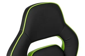 Фото: Крісло 2E Hebi Black/Green (2E-GC-HEB-BK) № 7 | KTC