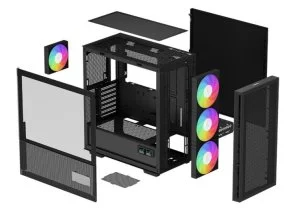 Фото: Корпус Deepcool CH560 Digital Black with window (R-CH560-BKAPE4D-G-1) № 11 | KTC