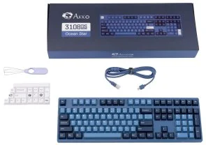 Фото: Клавіатура Akko 3108DS Ocean Star 108Key CS Pink V2 ENG/UKR Blue (6925758614283) № 12 | KTC