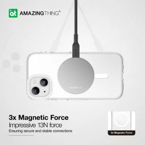 Фото: Чохол AMAZINGthing for iPhone 15 - Titan Pro Case MagSafe Clear (IP156.1TMCL) № 5 | KTC