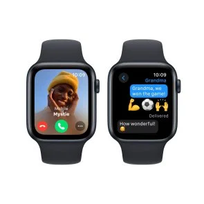 Фото: Смарт годинник Apple Watch SE 2gn GPS 44mm Midnight Aluminium Case with Midnight Sport Band - M/L (MRE93) № 4 | KTC