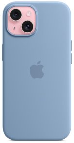 Чохол Apple for iPhone 15 - Silicone Case with MagSafe Winter Blue (MT0Y3)