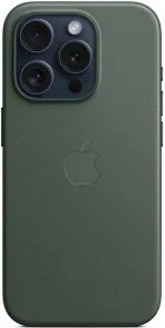 Фото: Чохол Apple for iPhone 15 Pro - FineWoven Case with MagSafe Evergreen (MT4U3) № 4 | KTC