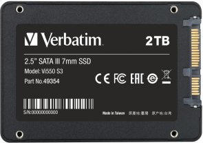 SSD-накопичувач Verbatim Vi550 S3 SATA III 2TB (49354)