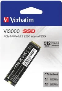 Фото: SSD-накопичувач Verbatim Vi3000 2280 PCIe 3.0 x4 512GB (49374) № 2 | KTC
