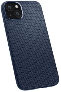 Чохол Spigen for Apple iPhone 15 Plus - Liquid Air Navy Blue (ACS06651)