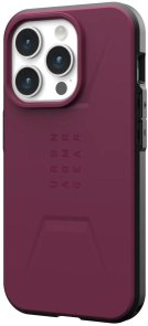 Чохол UAG for Apple iPhone 15 Pro - Civilian Magsafe Bordeaux (114275119049)